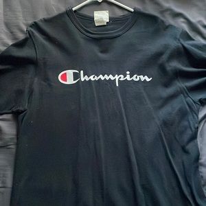 Mens black Champion t shirt